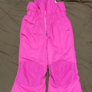 Girls winter bib snow pants